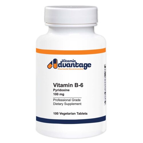 Vitamin B6 Pyridoxine 100 mg Vitamin Shop